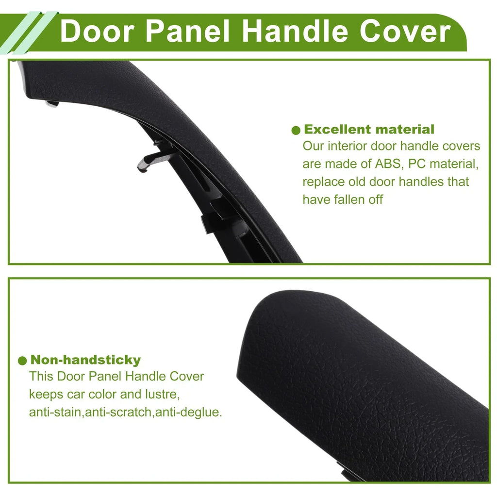 Door Panel Handle Pull Trim Cover for BMW X1 F48 Black (2016 - 2022)
