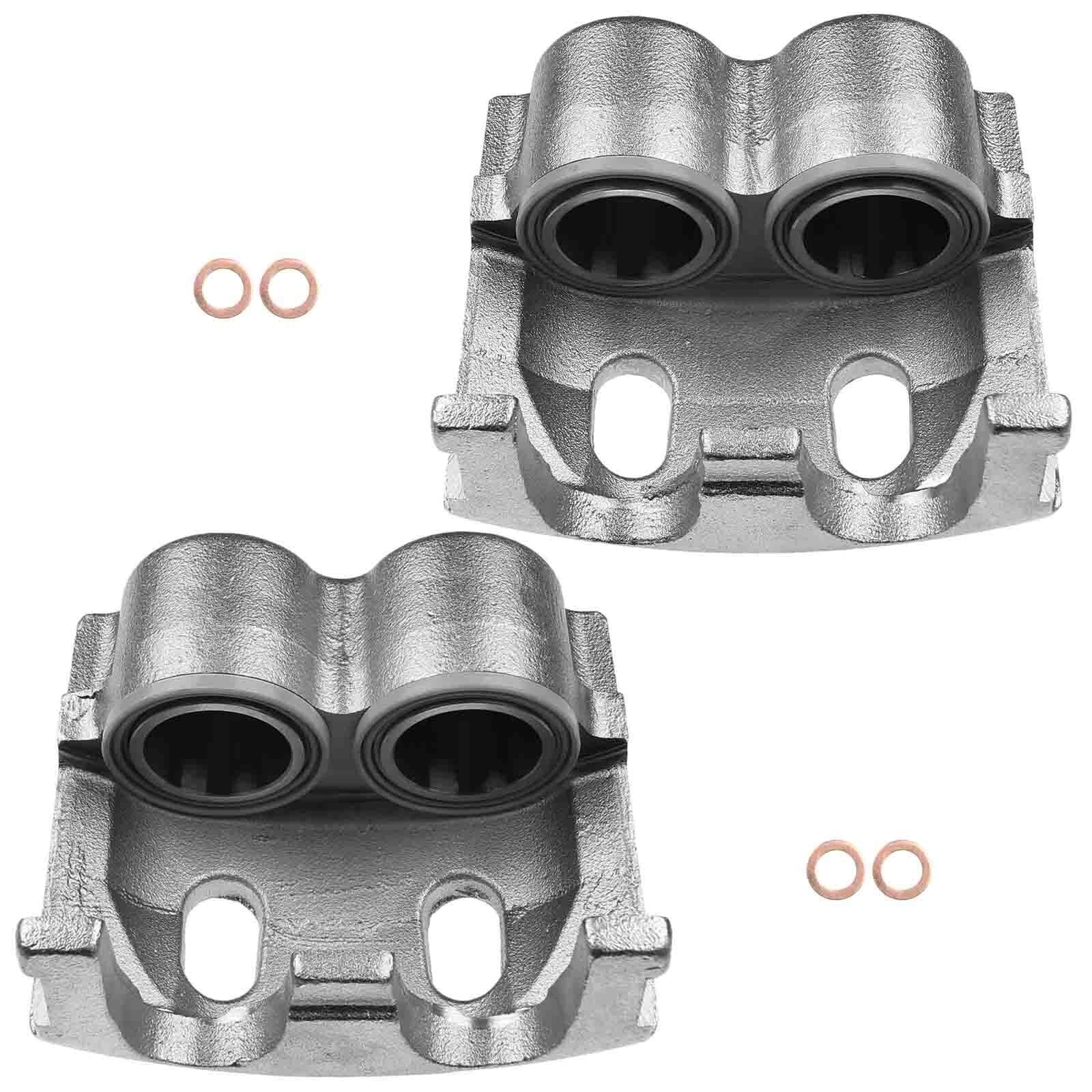 2X Front Brake Calipers with 2 Pistons for Ford F Super Duty