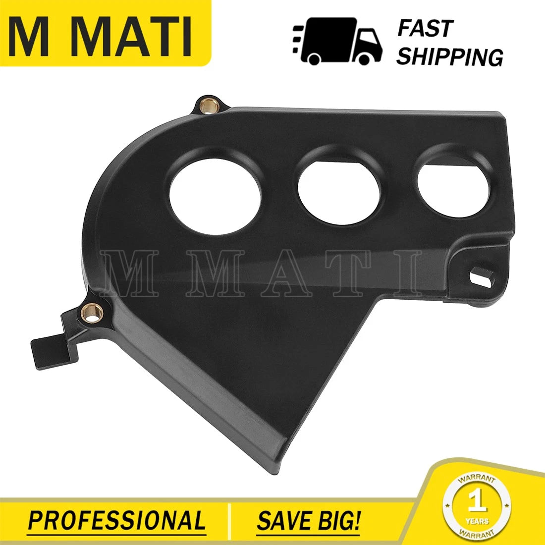 Left Plastic Crankcase Cover for Yamaha Warrior 350, Raptor 350 (1997–2006) 1UY-15421-00-00