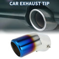1Pc Slant Exhaust Tip 3.8" Inlet for Toyota Land Cruiser (2023–2024) Burnt Blue