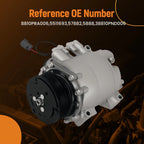 AC Compressor CO10726AC 38810PND006 for Honda Civic (2002–2005) Acura RSX (2002–2006)