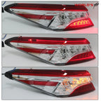 LED Tail Lights for Toyota Camry XLE XSE (2018–2020) Rear Outer Lamps