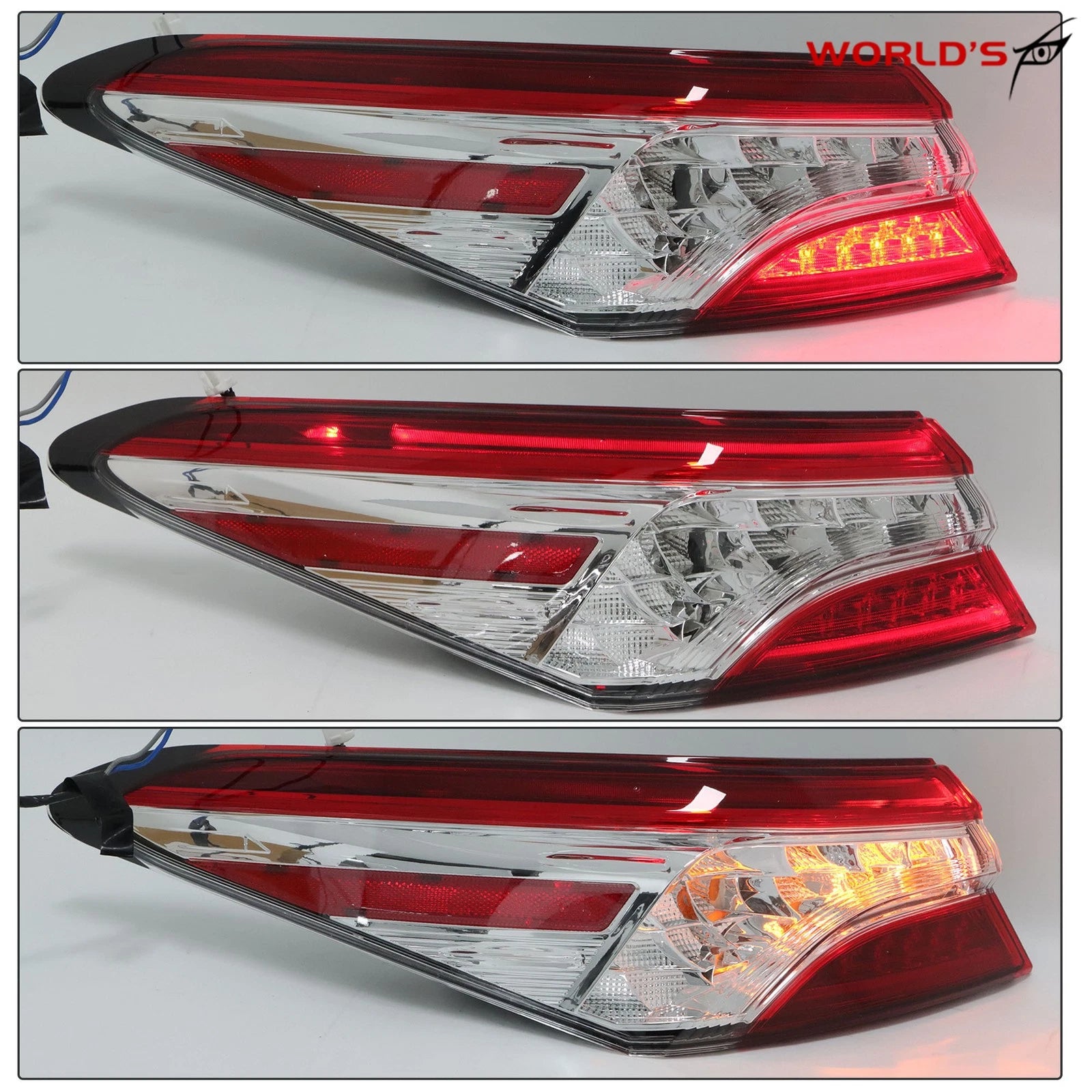 LED Tail Lights for Toyota Camry XLE XSE (2018–2020) Rear Outer Lamps