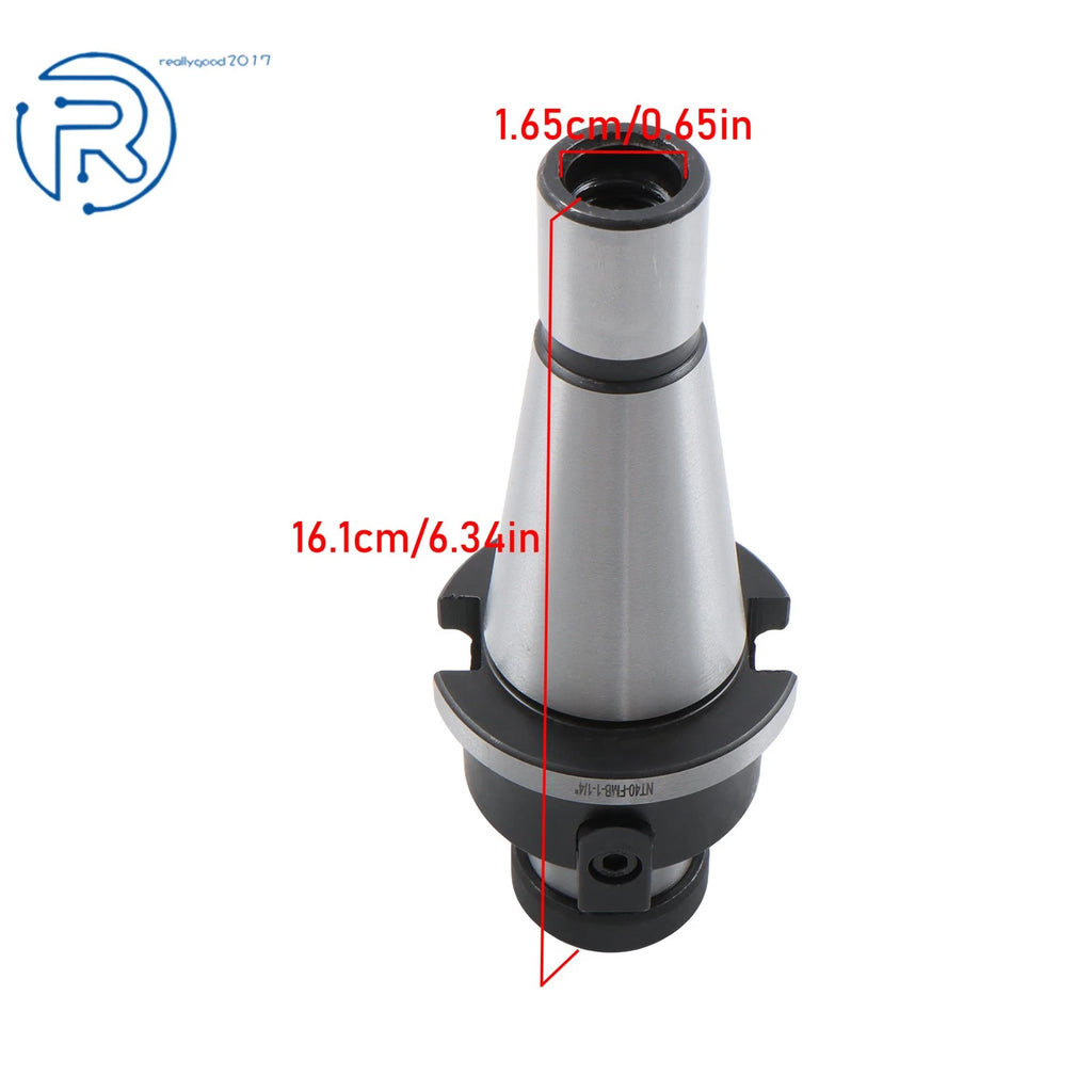 1-1/4" NMTB 40 Face Mill Holder Arbor for NMTB40 (0.0004" TIR)