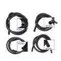 Set of 4 Vacuum Tubing Hose Lines 5/32 1/4 5/16 3/8" 5FT 130PSI
