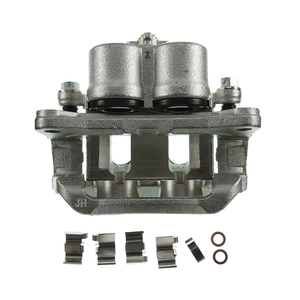 Pair Front Brake Calipers with Brackets for Ford Edge Lincoln MKX (2007-2010)