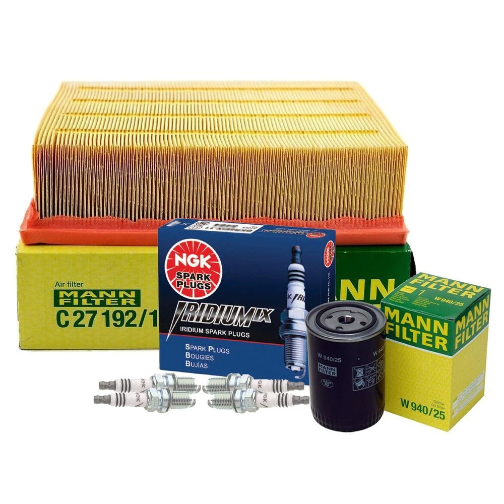 Tune Up Kit with Mann Filters & NGK Spark Plugs for Audi A4 Quattro (1996–2001)