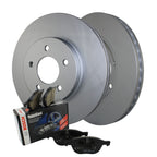 Front Brake Kit with 303mm Disc Rotors & Bosch Ceramic Pads for Escape Tribute Mariner (2001–2012)