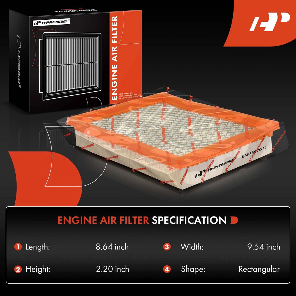 2 Engine & Cabin Air Filters for Cadillac DeVille (2000-2005)