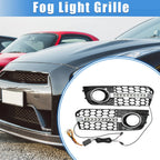 Front Bumper Fog Light Grille with LED 8KD807682 for Audi A4 B8 (2009–2011)