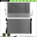 Radiator and A/C Condenser Kit for Mazda Tribute, Mercury Mariner (2008–2011)