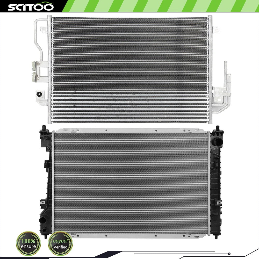Radiator and A/C Condenser Kit for Mazda Tribute, Mercury Mariner (2008–2011)