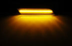 Pair LED Front Bumper Side Marker Lights for Audi Q3 (2015–2018) Amber Smoked