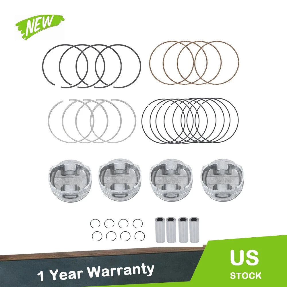 Pistons with Rings for Toyota Camry 2.4L (2007–2009)