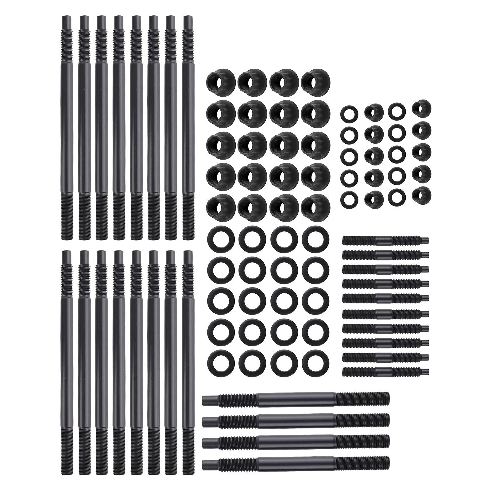 Engine Head Stud Kit for Chevy Camaro Pontiac (1998–2002) Black Oxide