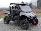 SuperATV Heavy Duty Scratch Resistant Full Windshield for Yamaha Viking (2014–2023)