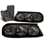Pair of Smoked/Clear Side Turn Signal Lights for Chevy Impala (2000–2005)