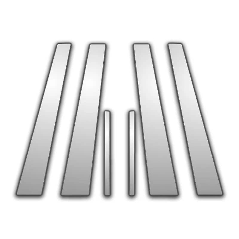 6Pc Chrome Pillar Post Covers for 05-09 Acura RL - Upgrade Your Auto P0951