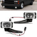Fog Lights for Chevrolet C1500 C2500 K1500 K2500 (1988–2000) Chrome