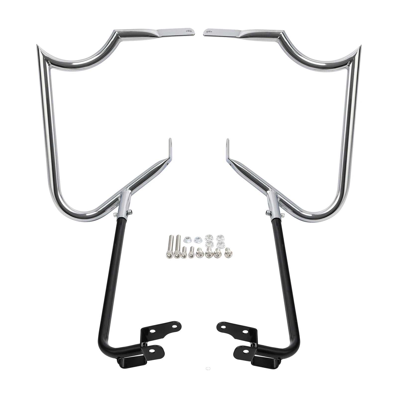 Saddlebag Bracket Guard Bar for Harley Touring Road Street Glide (2014–2024)