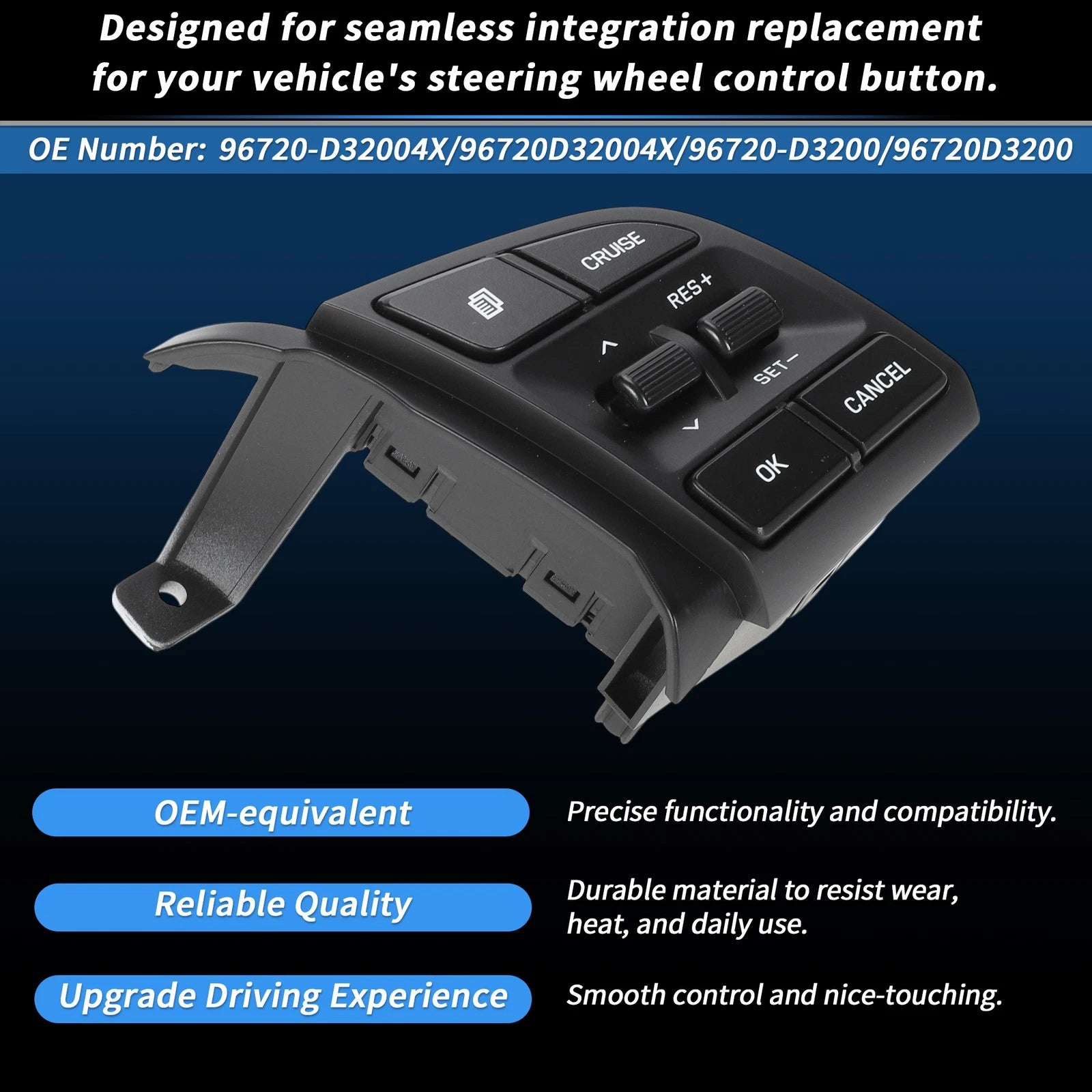 Cruise Control Switch Button for Hyundai Tucson (2016–2018)