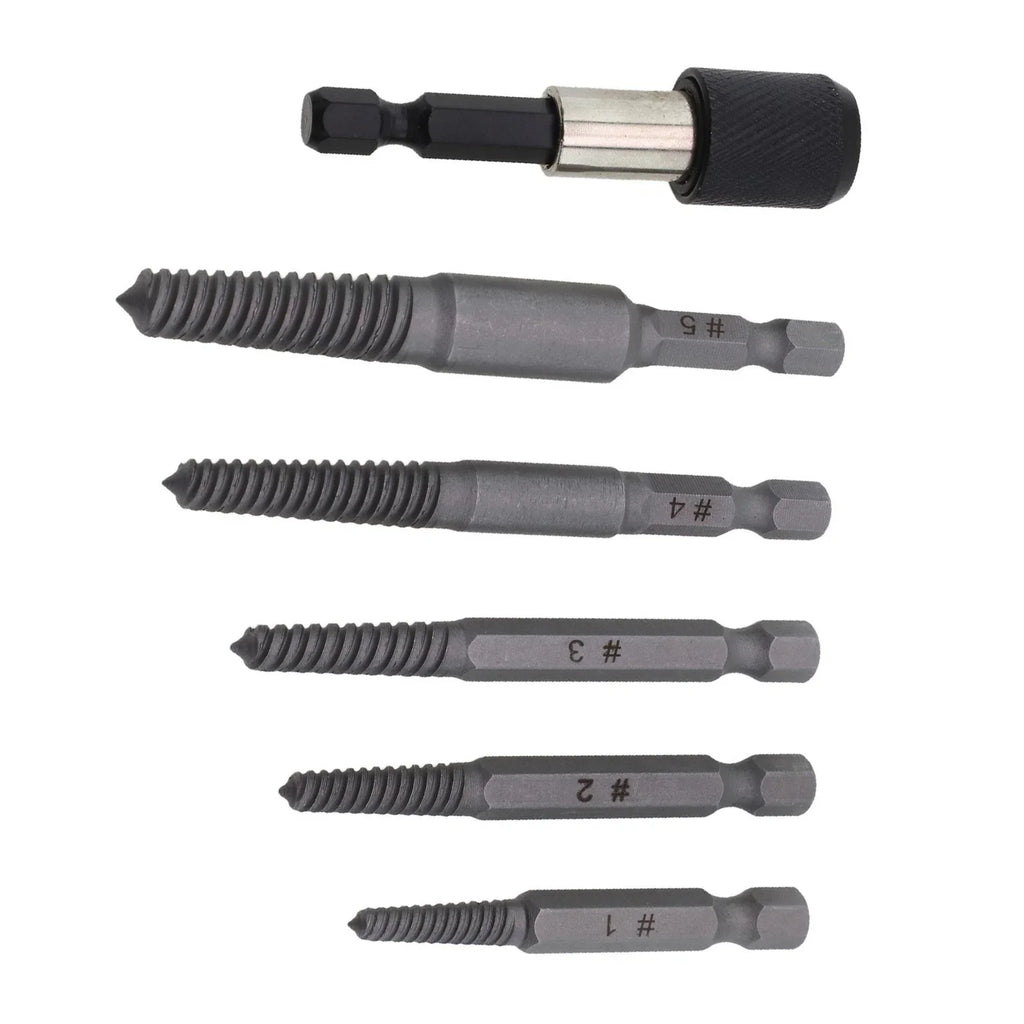 Stud Screw Extractor Hand Tools Remover Set Steel Treatment