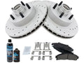 Front Brake Pad and Rotor Kit for Mazda B4000 RWD (1998–2000) SY575HN