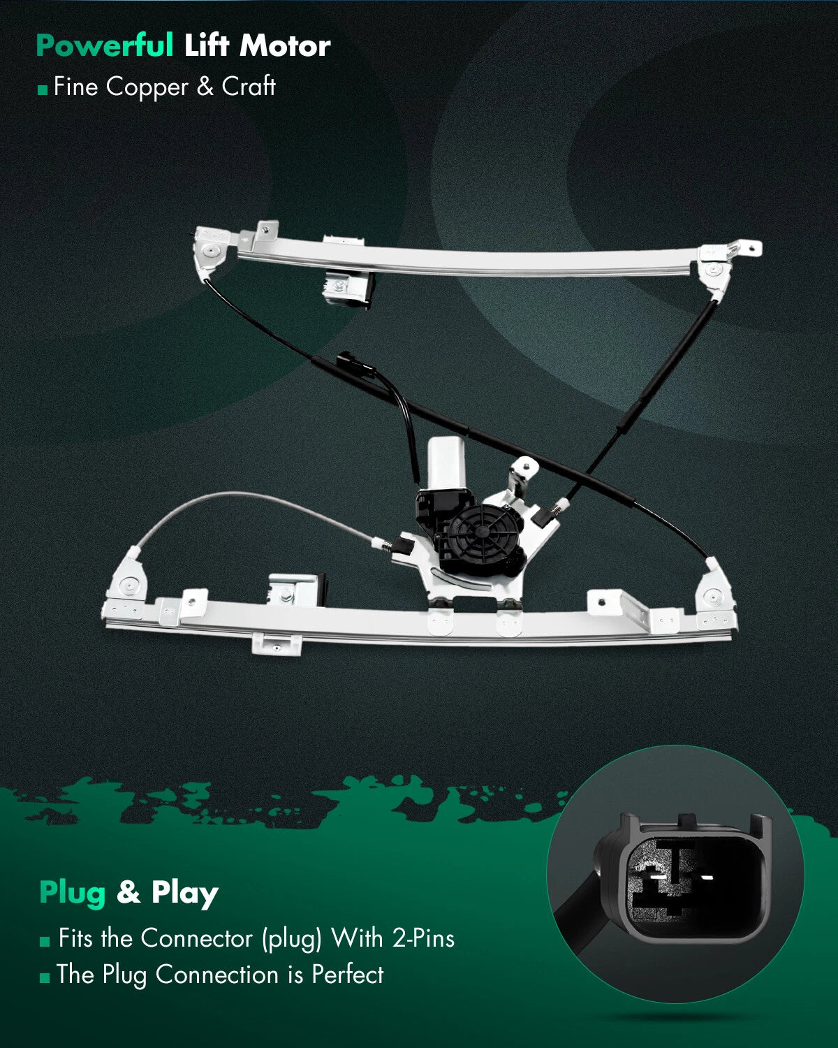 Front Left Window Regulator for Ford F150 FX4 Crew Cab (2004–2008)