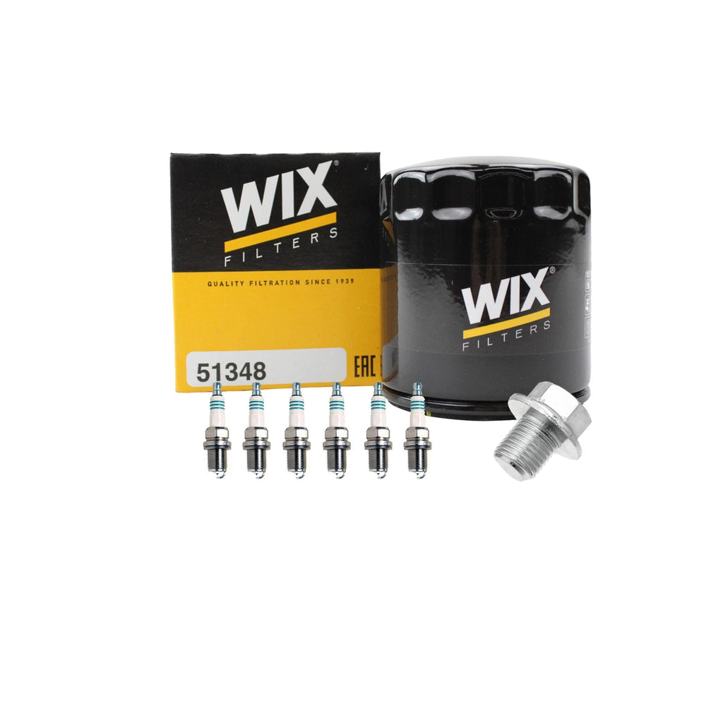 Wix Engine Oil Filter & Denso 6 Iridium Spark Plugs for Camry ES300 Supra (1992–2002)