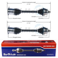 CV Axle Shaft Kit for - Front Driver & Passenger Side