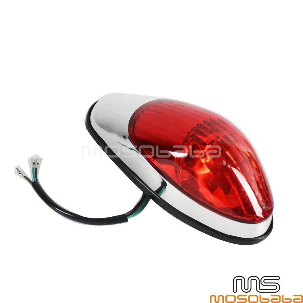Integrated Brake Tail Light for Harley Dyna, Yamaha VMX1200, Honda, Suzuki