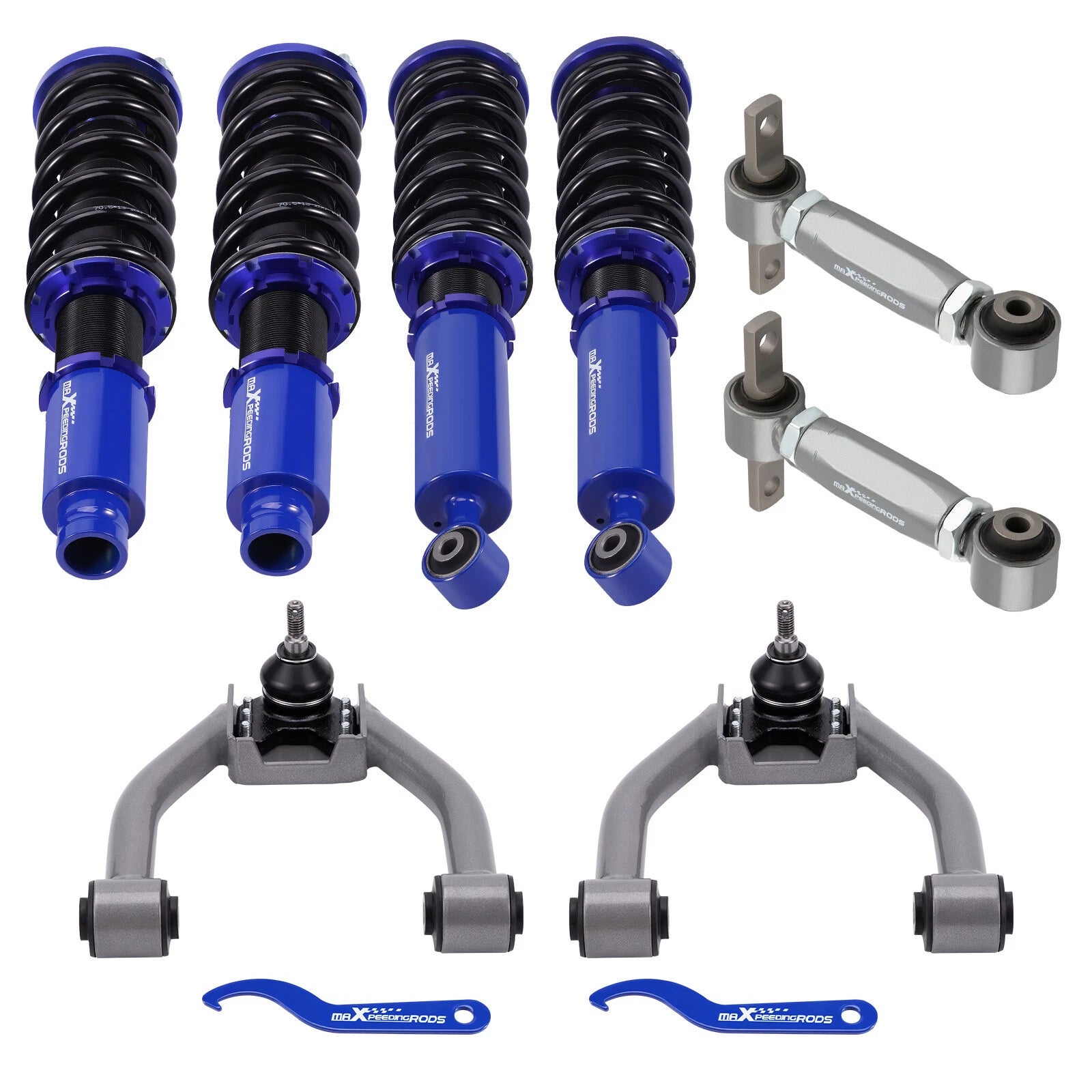 Coilovers with Adjustable Camber Kit for Honda CR-V (1997–2001)