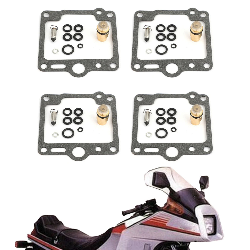Set of 4 Carburetor Repair Kits for Yamaha XJ700, XJ750, FJ1100, FJ1200 (1985–1992)
