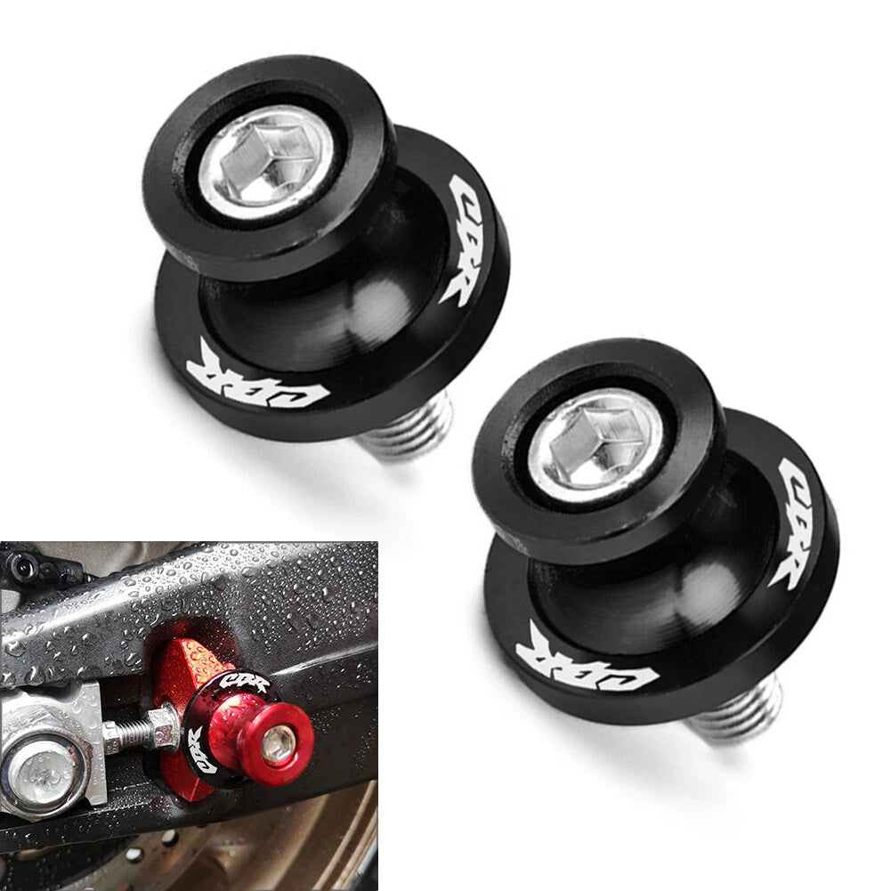 2X CNC Swingarm Spools Slider 8MM for Honda CBR 600 900 1000 RR (2000–2023)