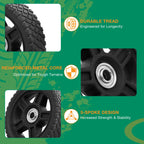 2X 10" Plastic Wheels for Craftsman Mower (Fits )