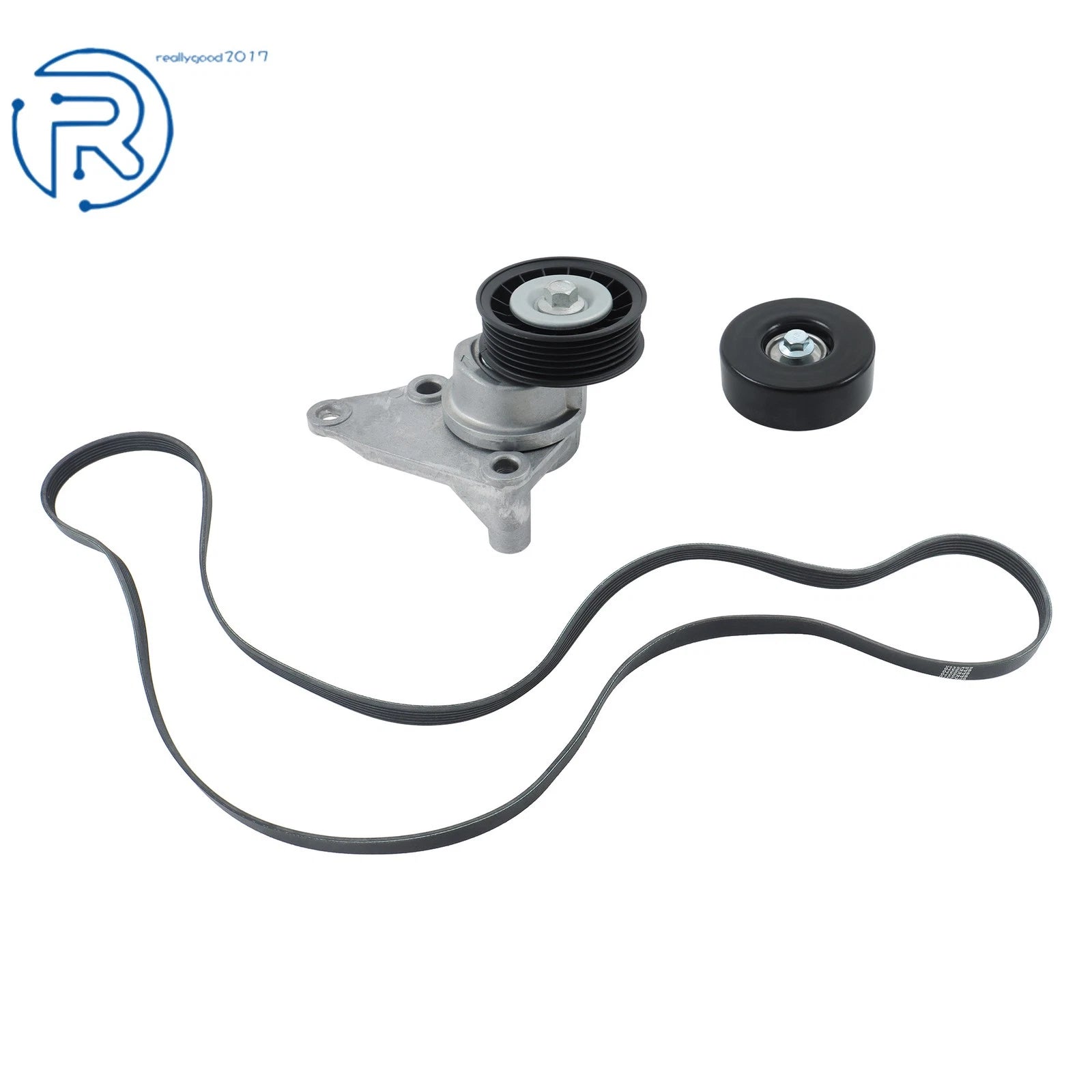 Serpentine Belt Tensioner Pulley Kit for Chevy Silverado 2500 (2003–2006)