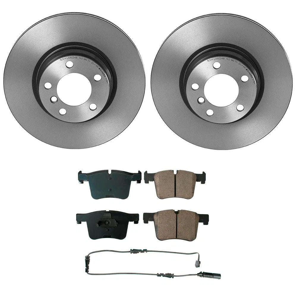 Front Brake Kit Set of 4 Euro Pads Rotors for BMW F22 F23 F30 F32 F36 M Sport