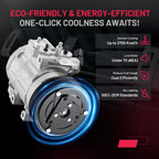 AC Compressor for Ford F-53 6.8L (2019) & F-59 7.3L (2020–2024)