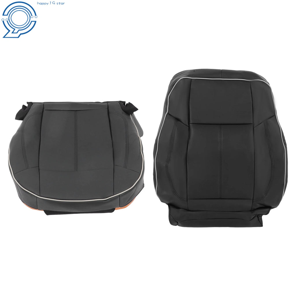 Black Leather Driver Side Seat Cover for Hummer H3 (2006–2010)