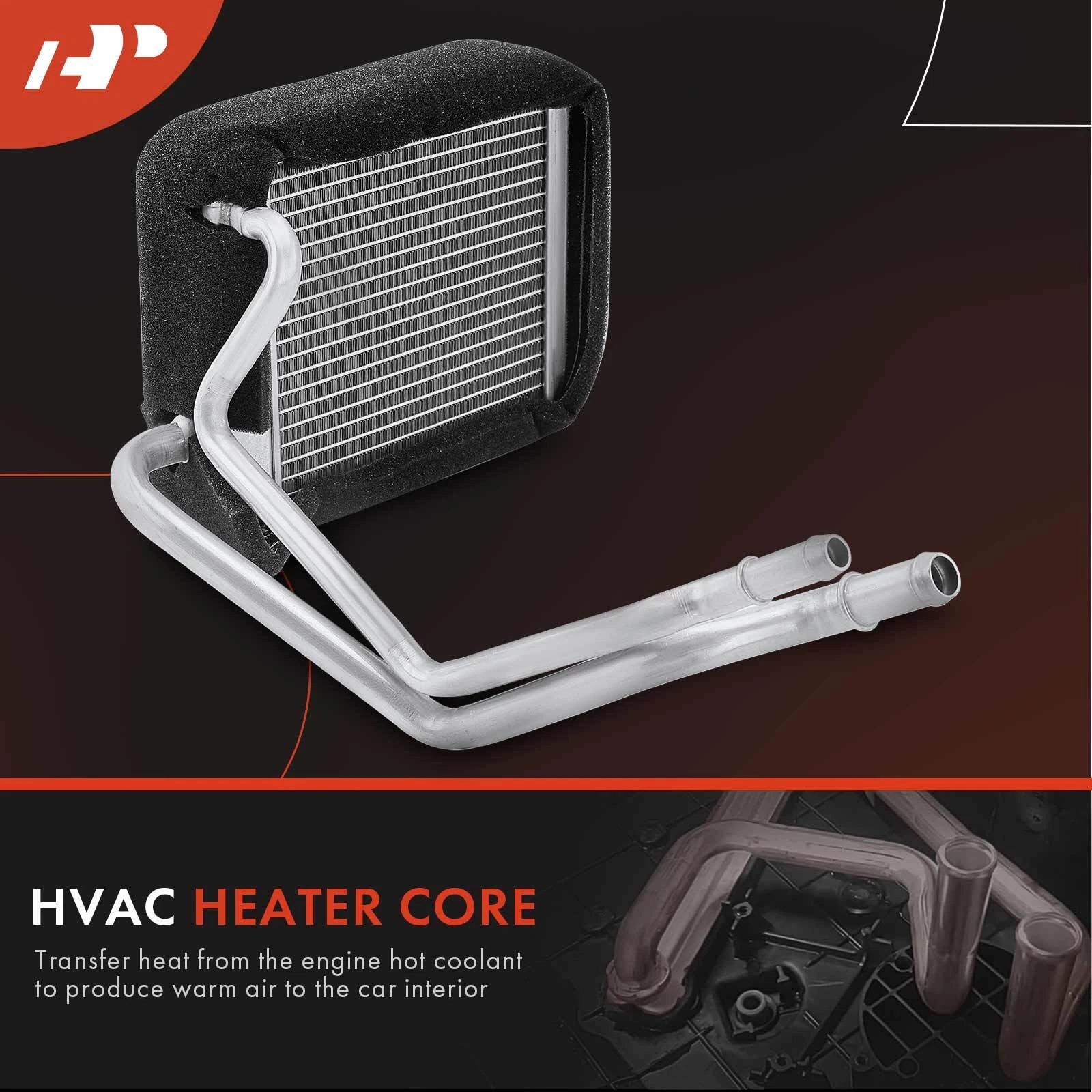 HVAC Heater Core for Ford Five Hundred, Freestyle, Mercury Montego (2005–2007)