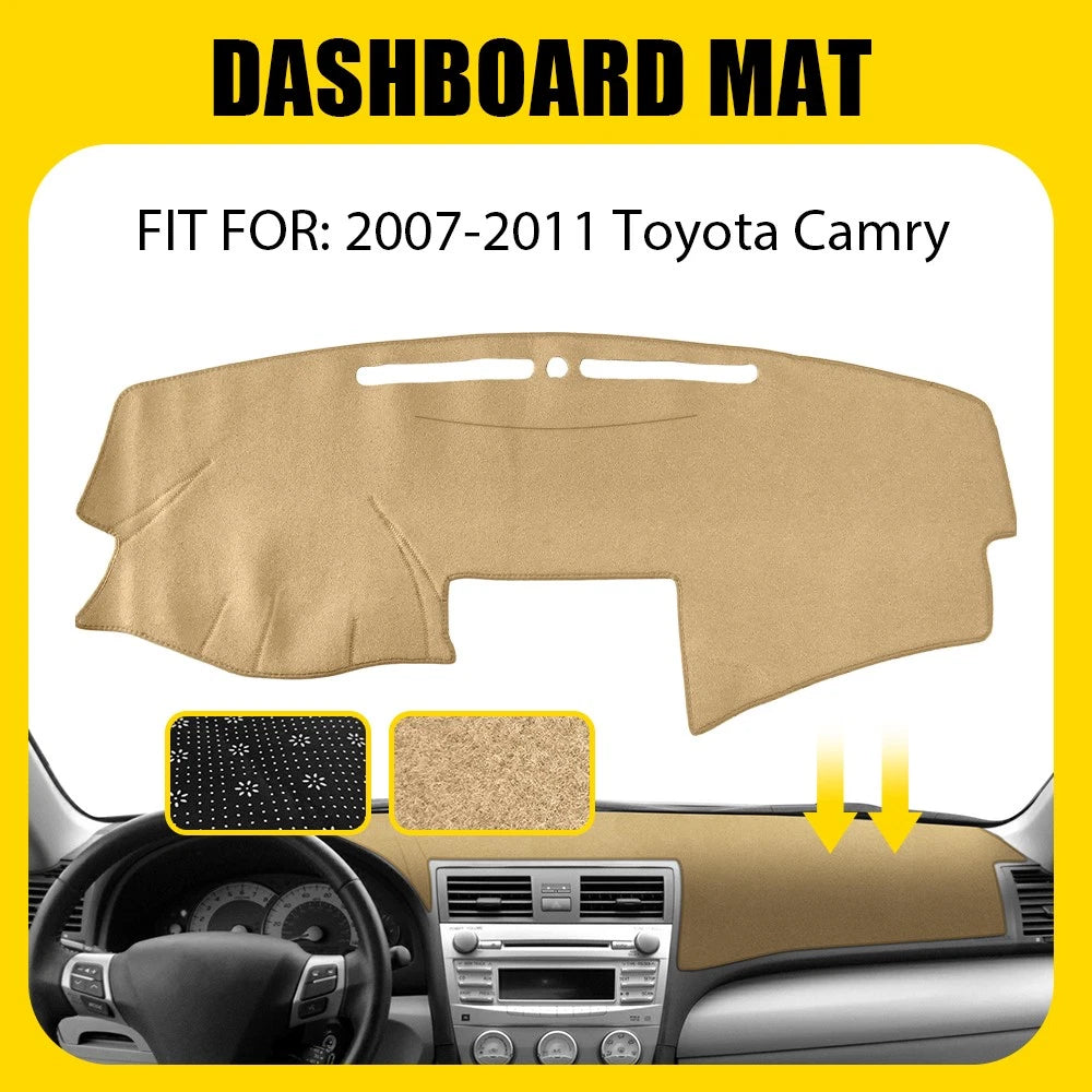 Dash Cover Mat for Toyota Camry (2007–2011) - Beige