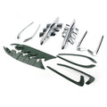 Set of 2 Chrome Fairing Premier Shark Gills for Honda Goldwing GL1800 (2001–2011)