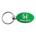 Green Oval Keychain KC1340.PIL.GRN - Officially Licensed for Honda Pilot
