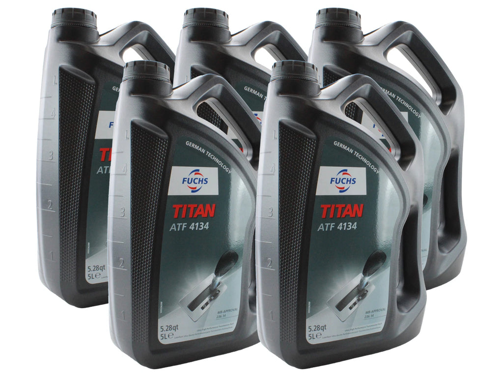 Set of 5 Fuchs TITAN ATF 4134 Automatic Transmission Fluid 25L for Dodge MB