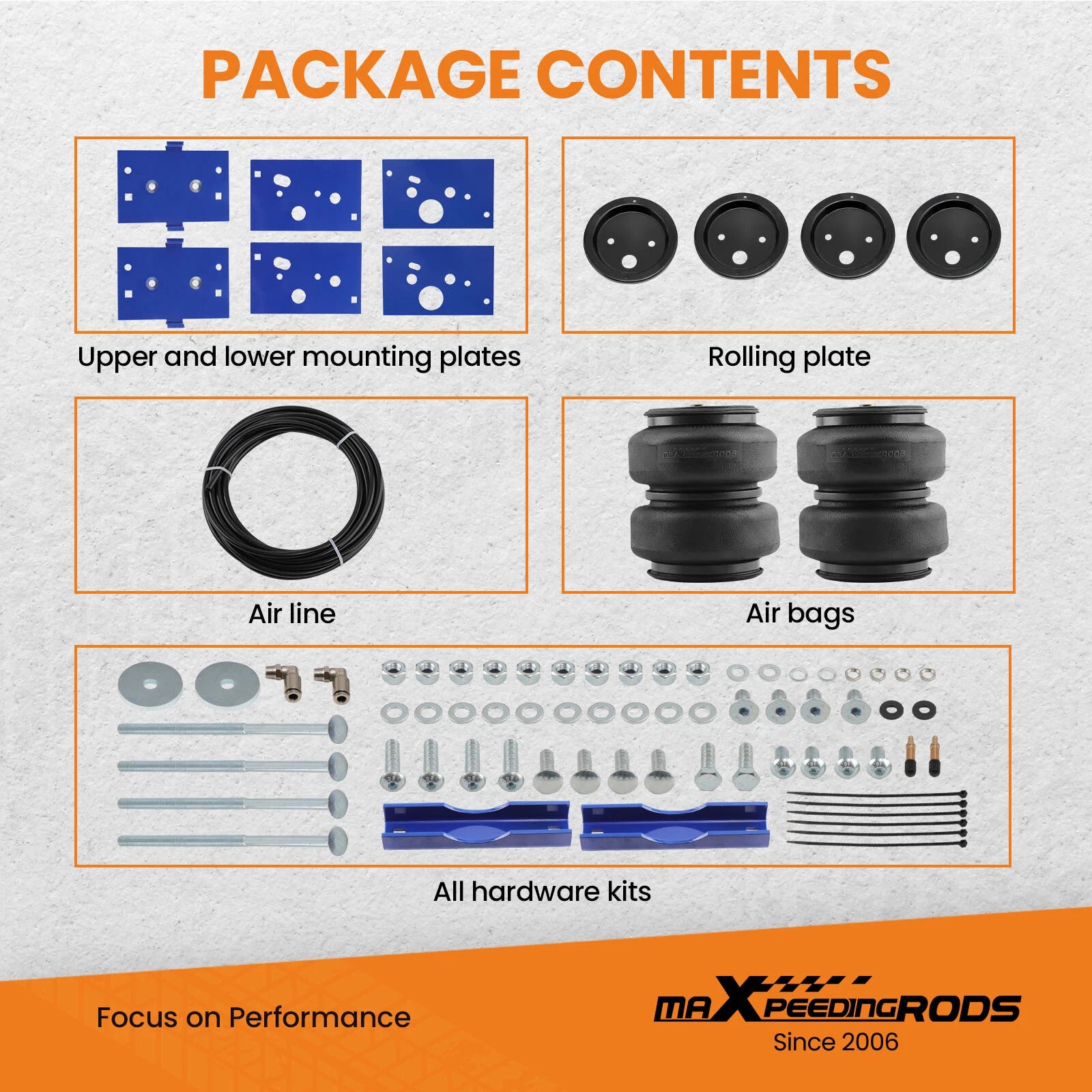 Air Spring Suspension Kit for Dodge Ram 2500 (2014-2022)