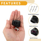 3 Pin Fuel Rail Pressure Sensor Connector Plug for Audi 