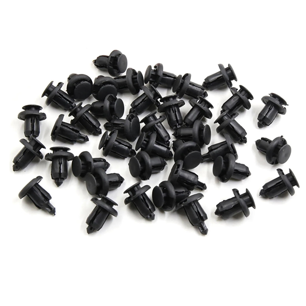 40pcs Plastic Rivets Push-Type Clips with Fastener Remover for Honda