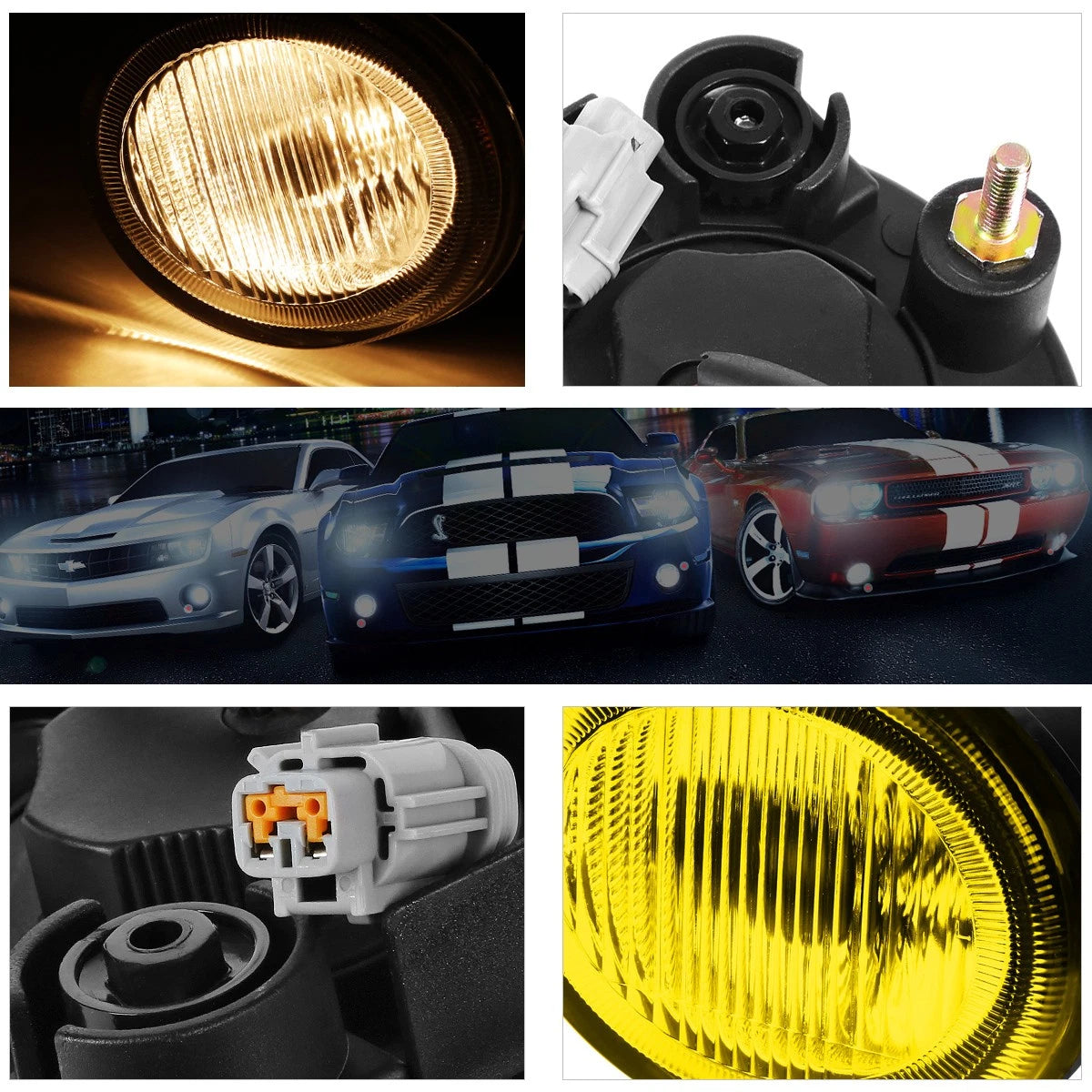 HID Projector Headlight Lamp for Acura MDX (2007–2009) Black