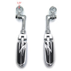 Chrome Flash 4.5" FootPeg for Yamaha XV250, Harley Dyna