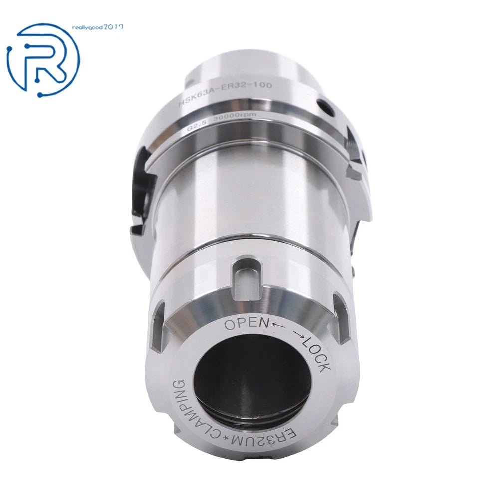 Collet Chuck Tool Holder HSK63A ER32-100 for Lathe (G2.5 30000 RPM)